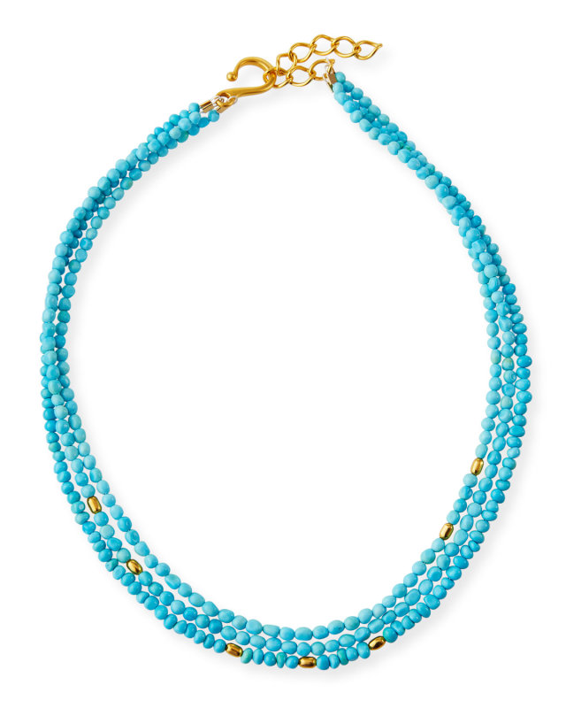 3-Strand Turquoise Necklace